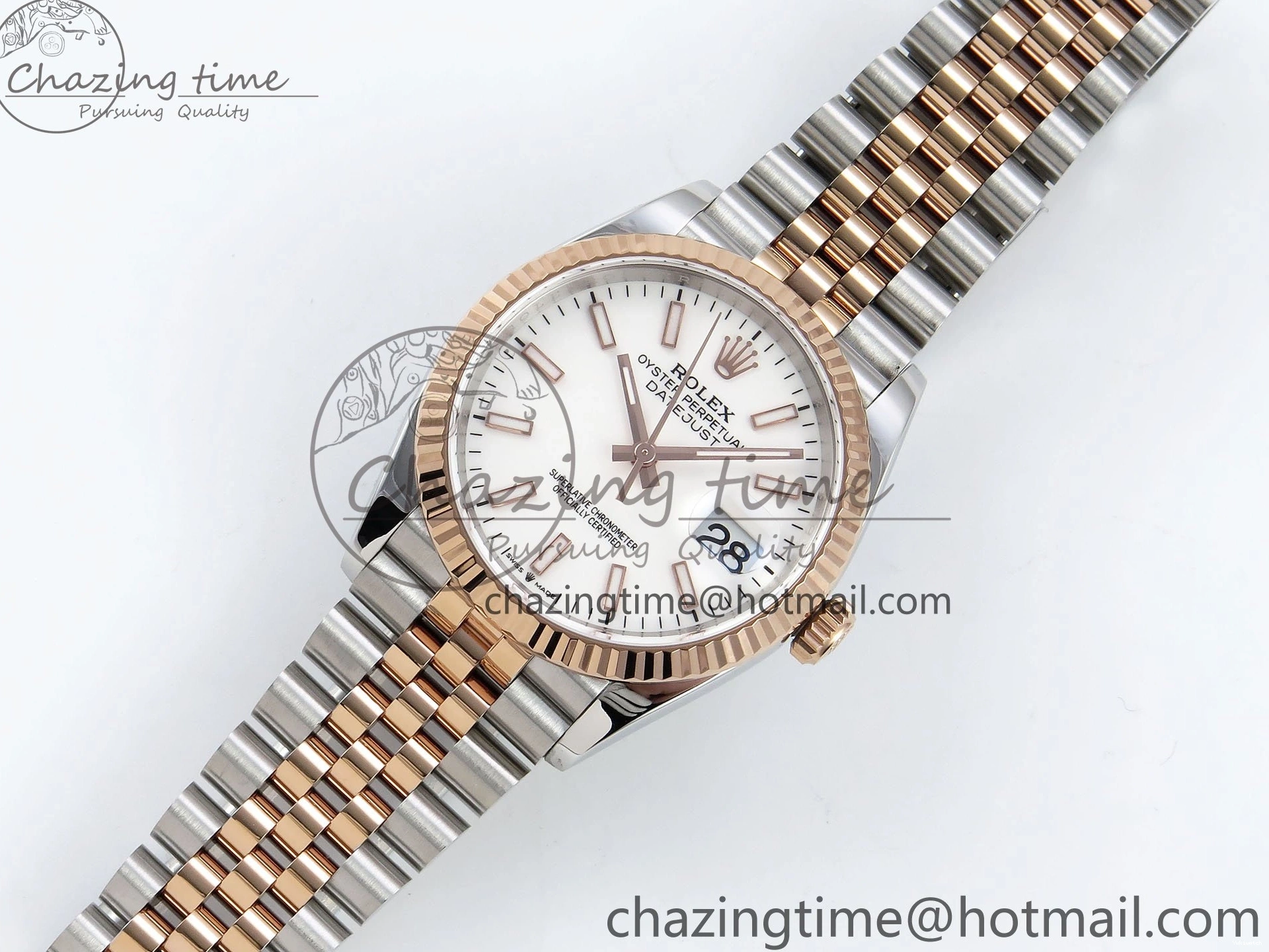 Edition Best APF Dial DateJust RG 904L Jubilee VR3235 Sitck Bracelet SS 1:1 36 on White Steel 126231 0217